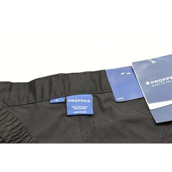 NEW Propper Men's Black Ripstop Tactical Cargo Shorts Size 46 Work Outdoor NWT - Picture 8 of 8